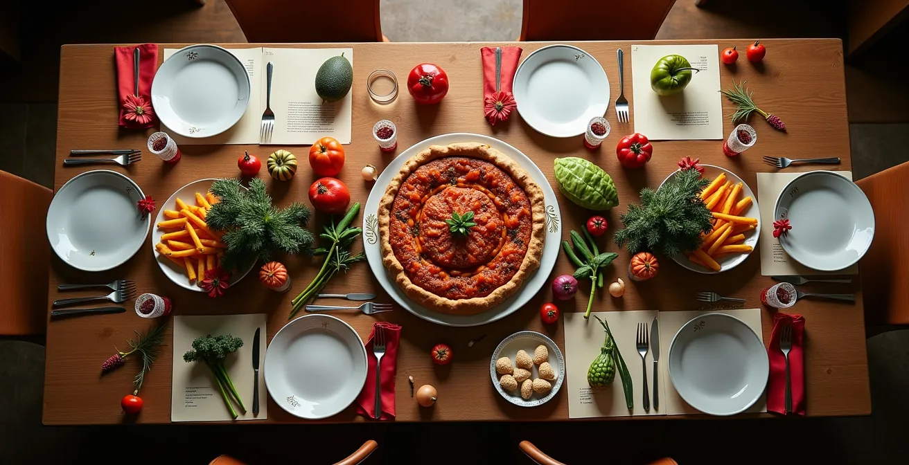 Visualizzazione della scomposizione del problema organizzazione cena di Natale in sottoproblemi