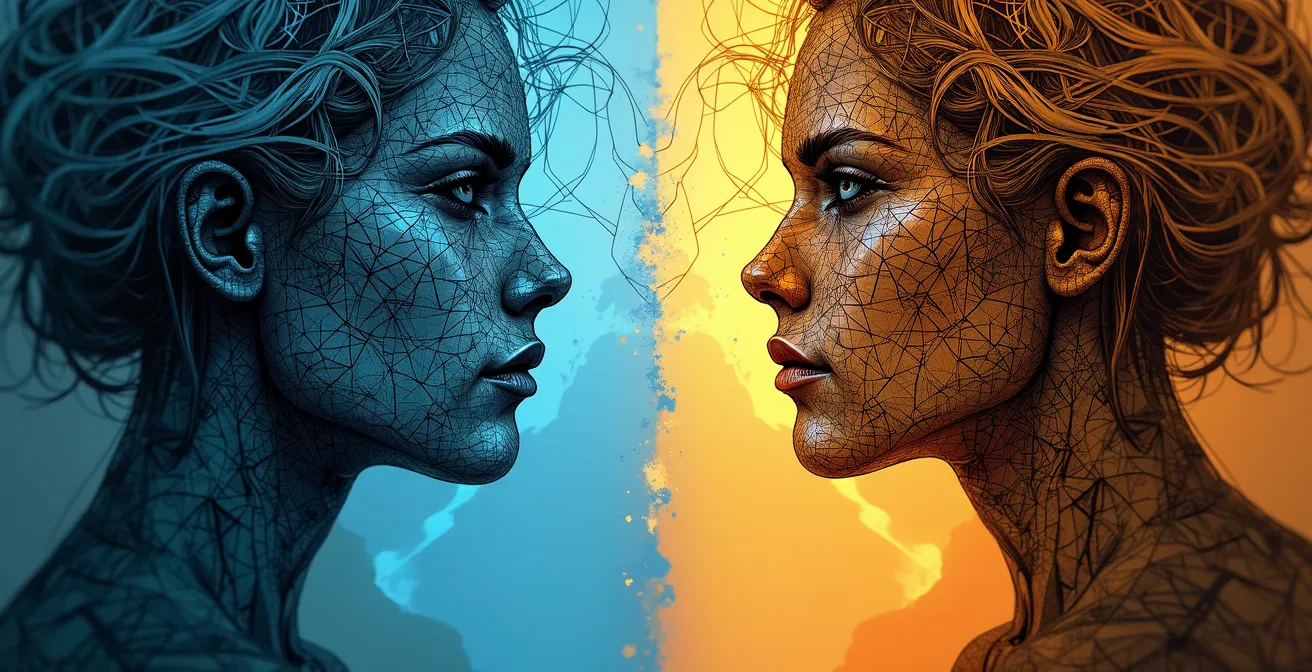 Spazio di lavoro creativo con elementi tradizionali e moderni per il design di moda